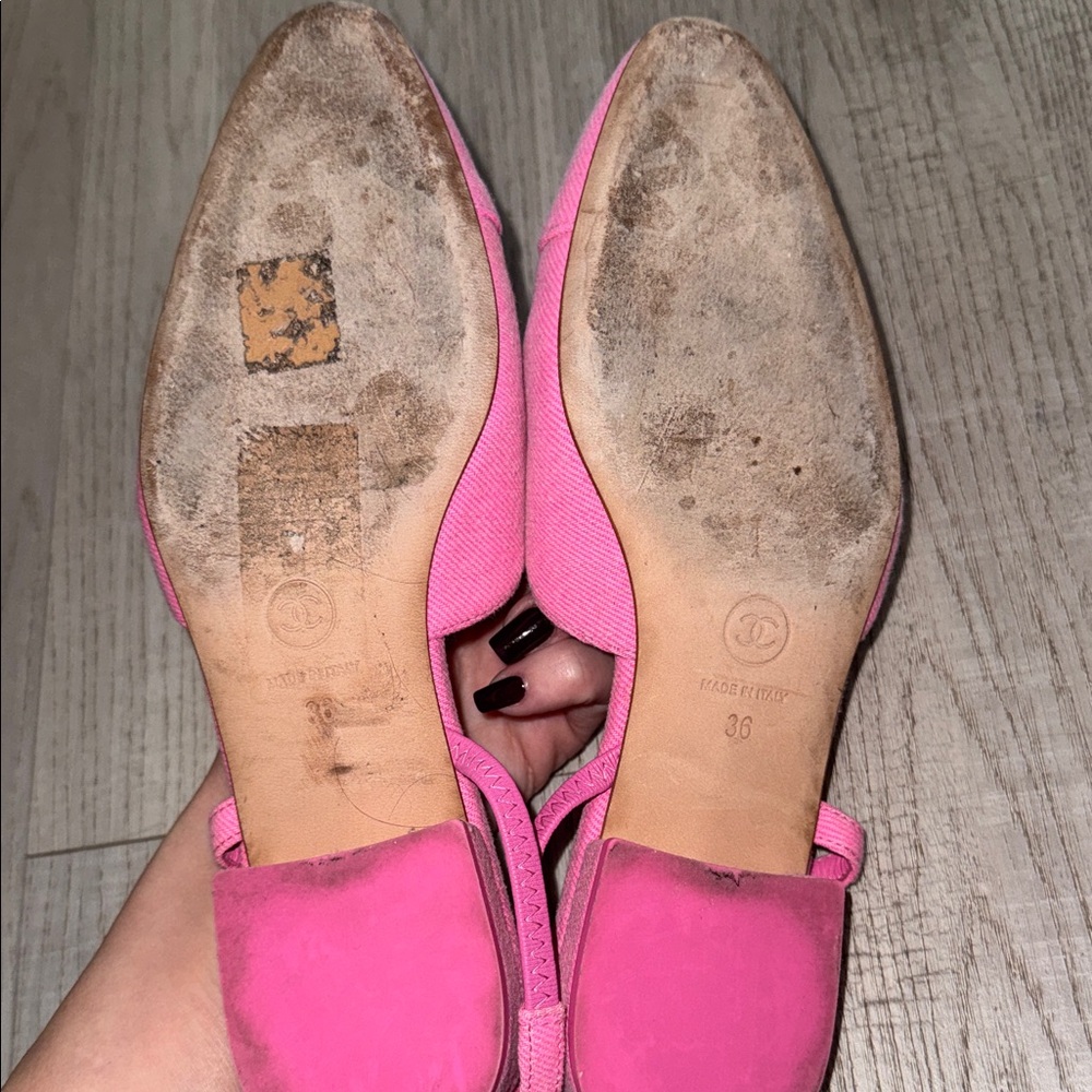 CHANEL Pink Flats for Women - Picture 5 of 6